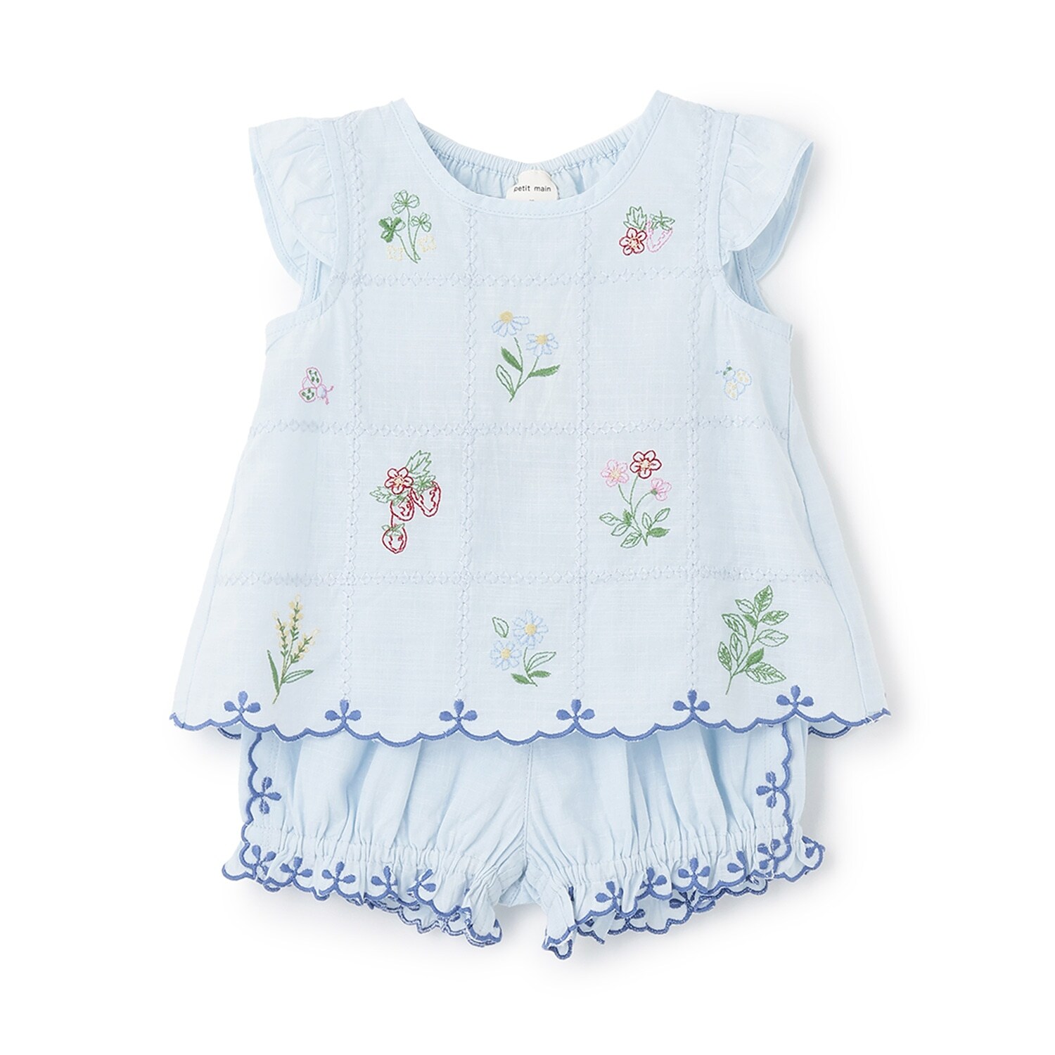 【リンク】インド綿ボダニカル刺しゅうセットアップ