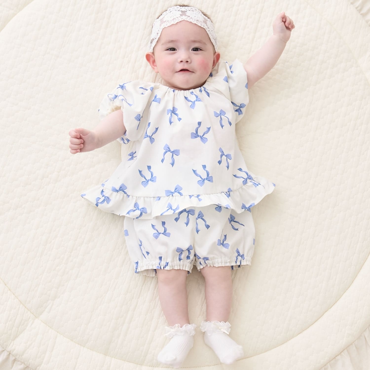 【リンク】リボン総柄セットアップ