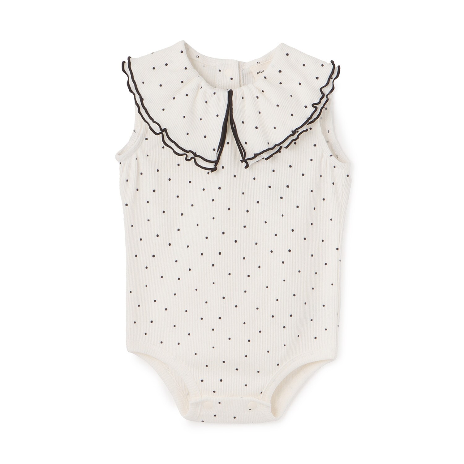 【リンク】メロー衿ロンパース