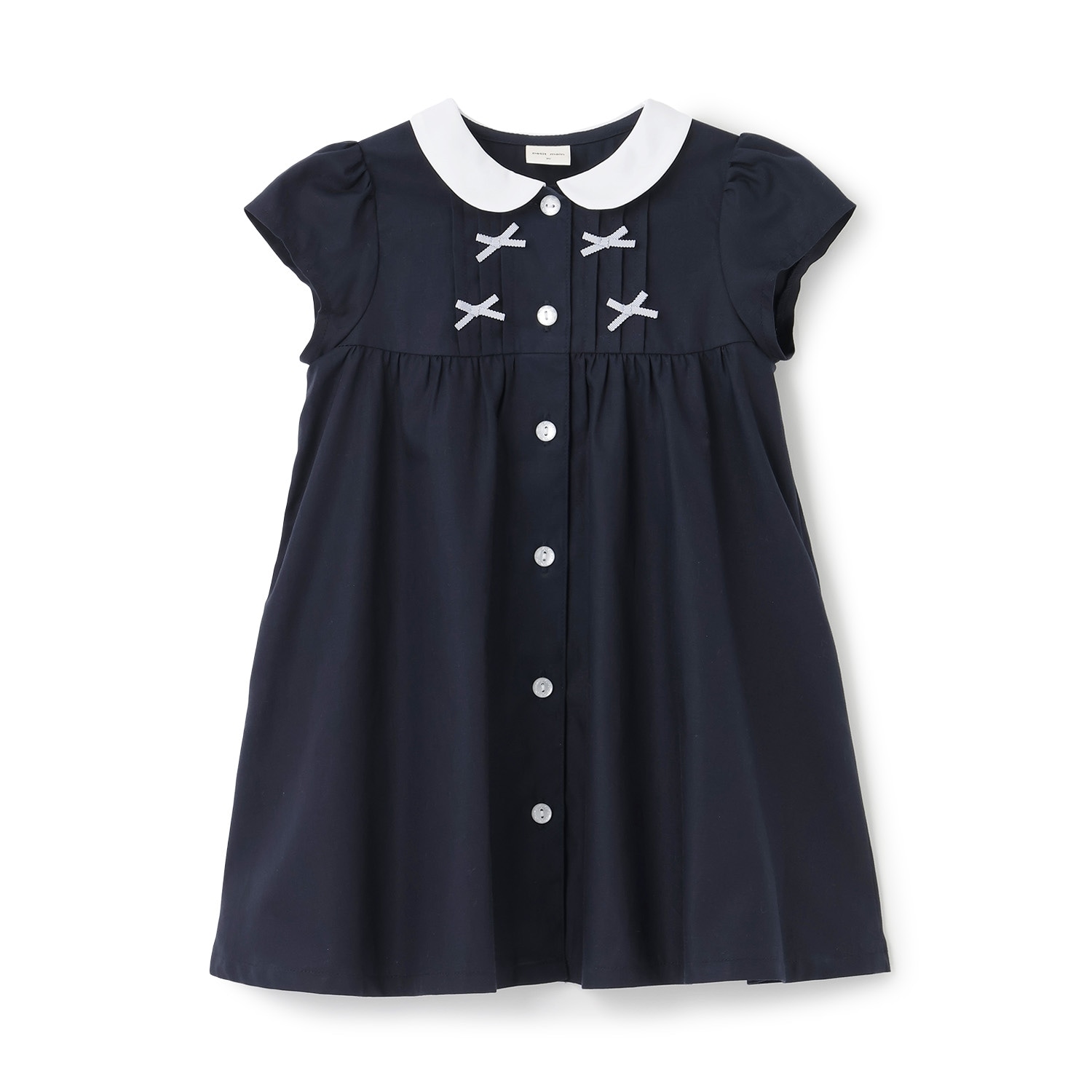 ちびリボンピンタックワンピース