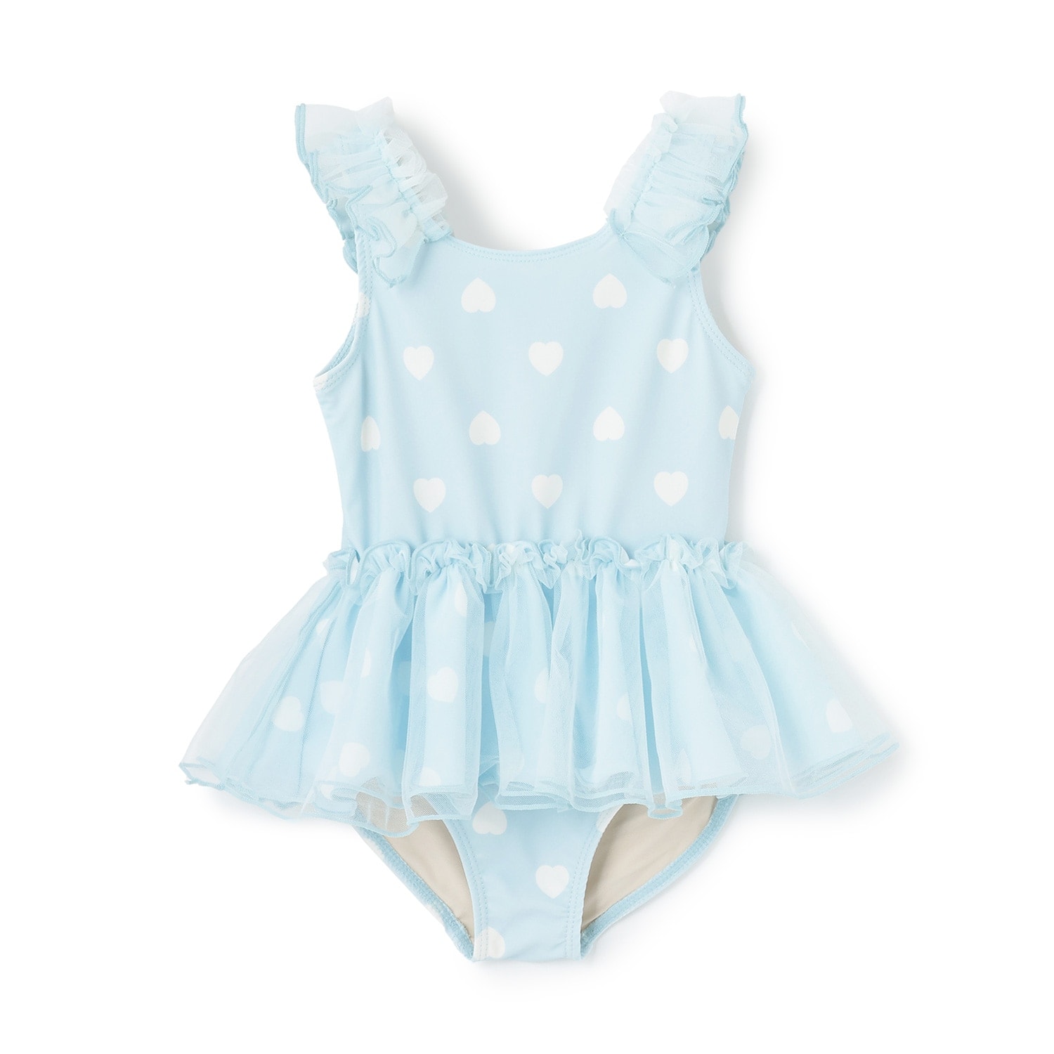 SWIM　チュールワンピース水着