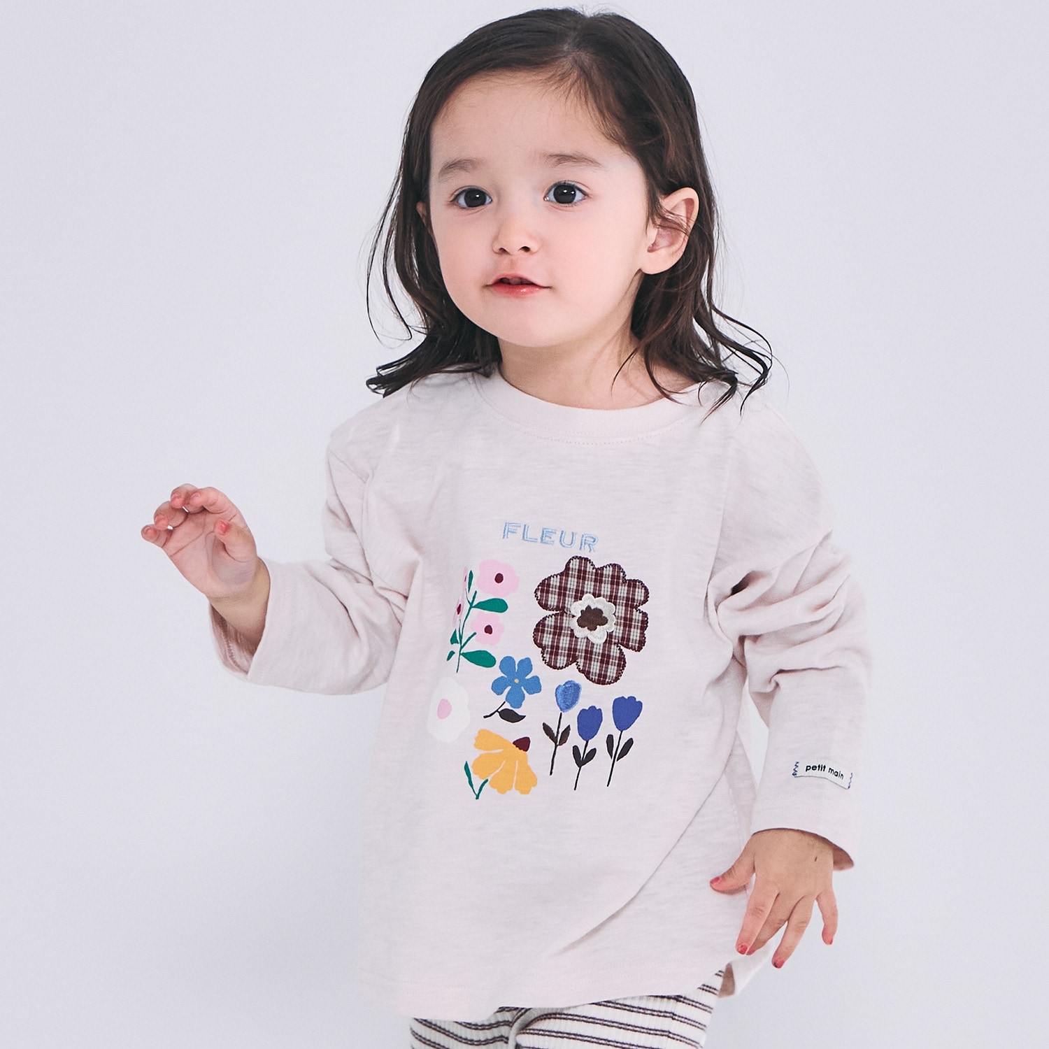 てんてこまいページ へんてこなかま長袖Tシャツ(80cm ライト ピンク): キッズ - ナルミヤ
