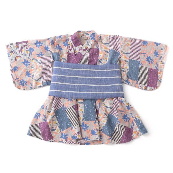 Narumiya Online ナルミヤ オンラインの公式通販サイト浴衣ワンピース 90 ライト ブルー キッズ