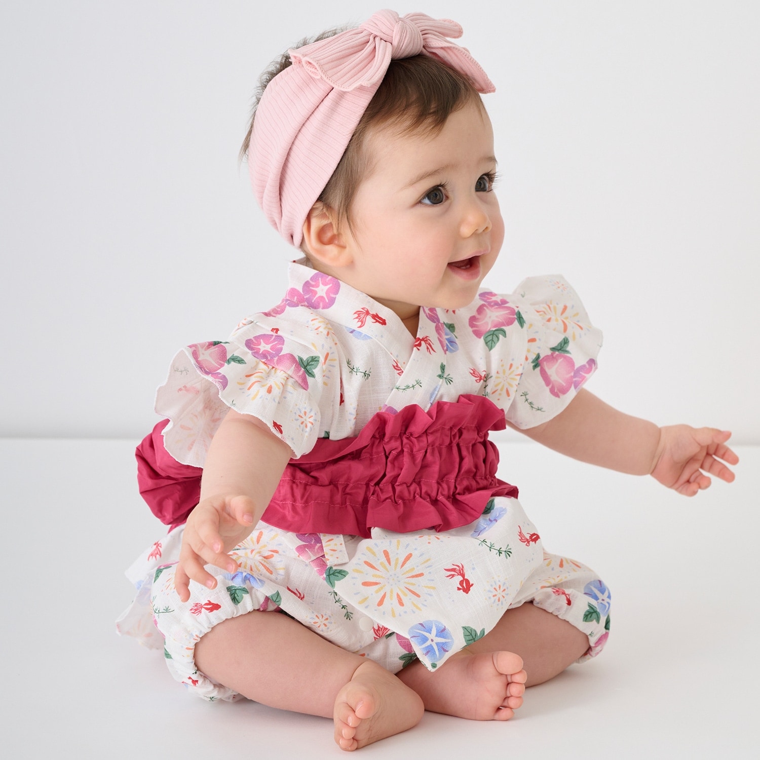 【WEB別注】 BABYGIRLS甚平