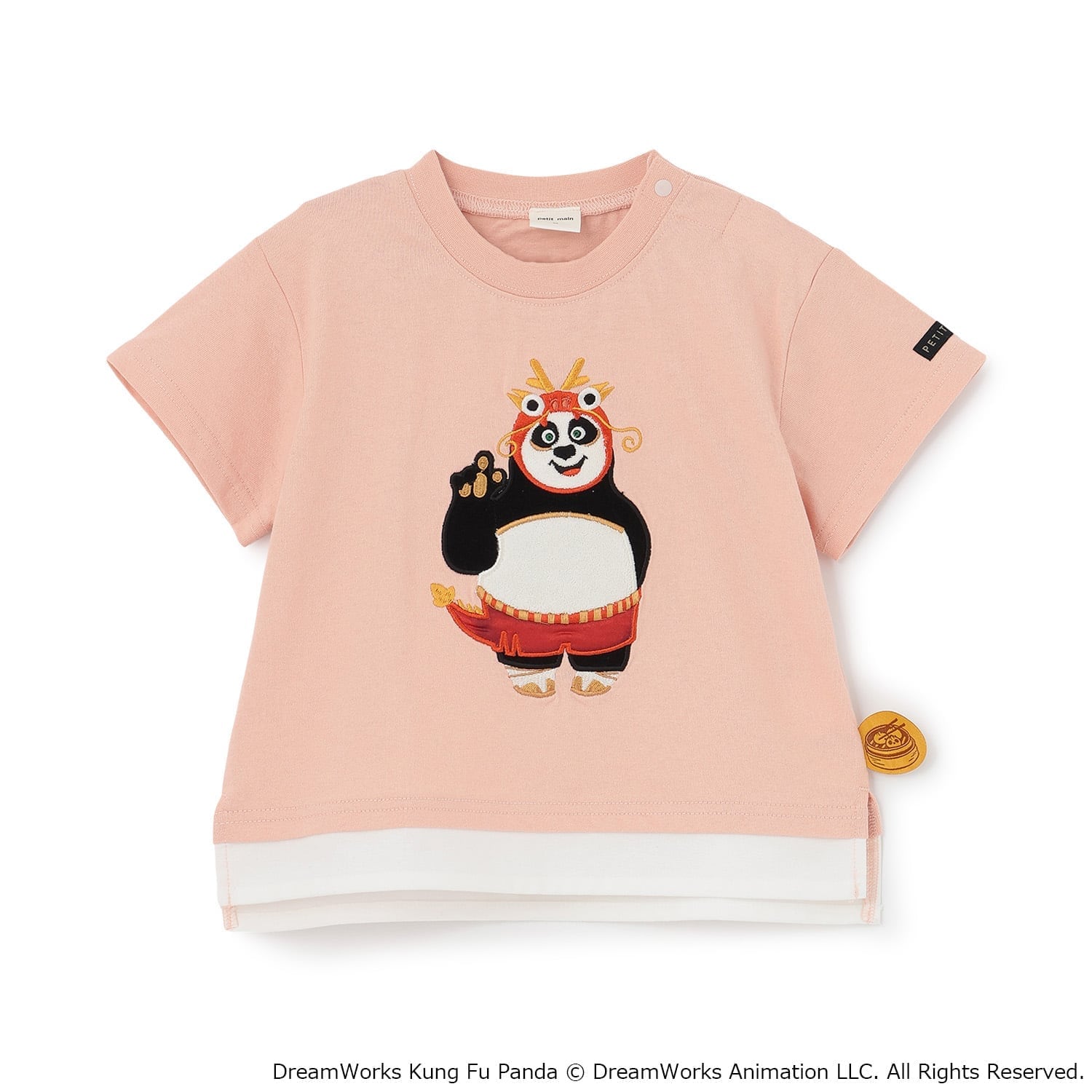 【WEB別注】【カンフーパンダ】刺しゅう半袖Tシャツ