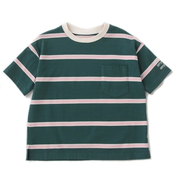 マルチボーダービッグシルエットTシャツ