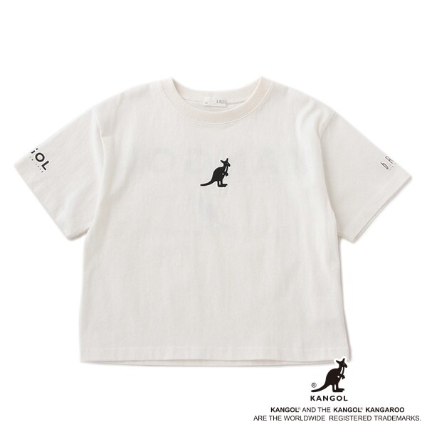 【KANGOLコラボ】 ロゴ刺しゅうバックプリントビッグシルエットTシャツ