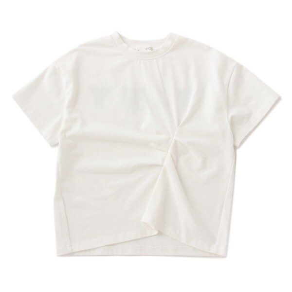 タックデザインバックプリントTシャツ