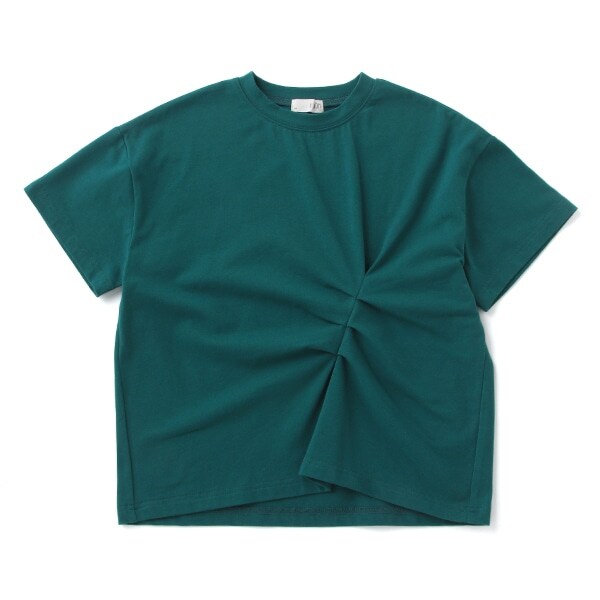 タックデザインバックプリントTシャツ