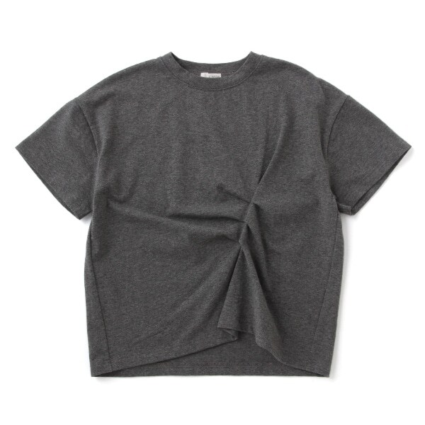タックデザインバックプリントTシャツ