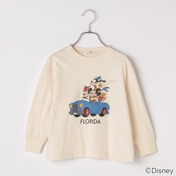 【DISNEY】 車×集合デザインTシャツ