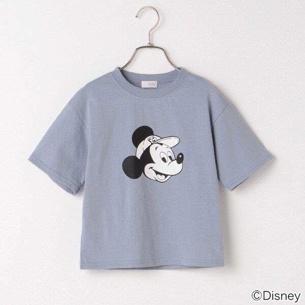 【DISNEY】ミッキーマウスデザインTシャツ（キャップ）