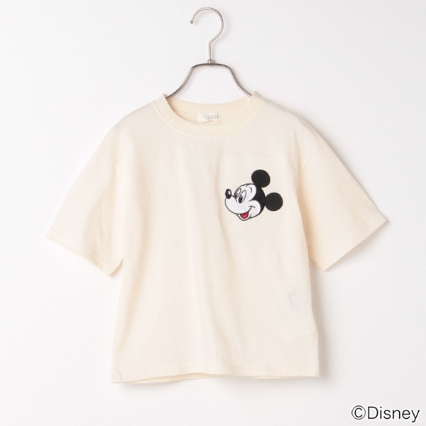 【DISNEY】 ミッキーマウスデザイン ビッグシルエットTシャツ