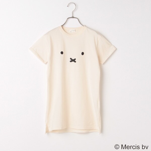 Narumiya Online ナルミヤ オンラインの公式通販サイト ミッフィー フェイスプリントワンピース 90 チャコール キッズ