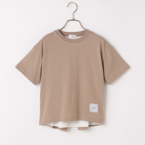 レイヤード風半袖Tシャツ