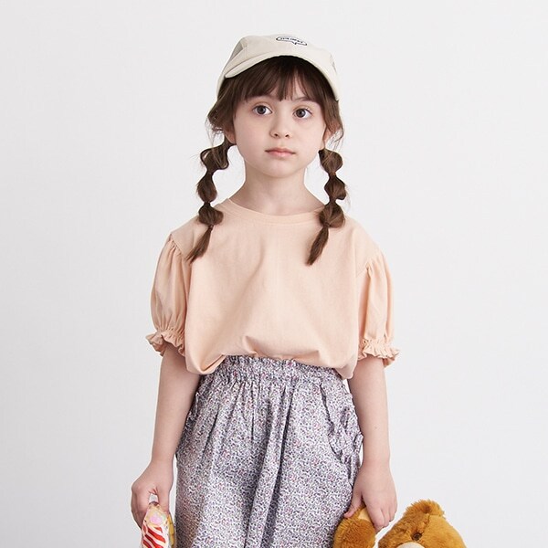 ボリューム袖Tシャツ