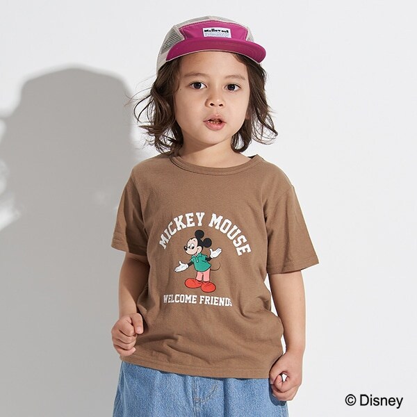 【DISNEY/ MICKEY 】 WELCOME半袖Tシャツ