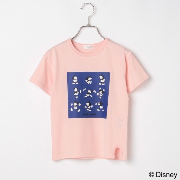 【DISNEY/ MICKEY 】ボックスプリントTシャツ