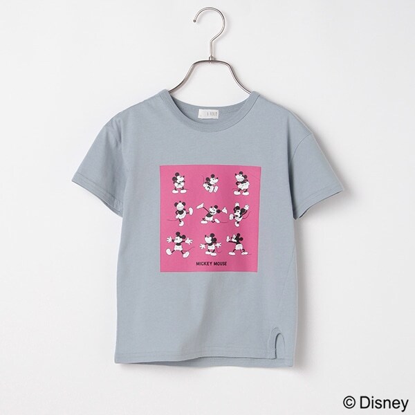 【DISNEY/ MICKEY 】ボックスプリントTシャツ