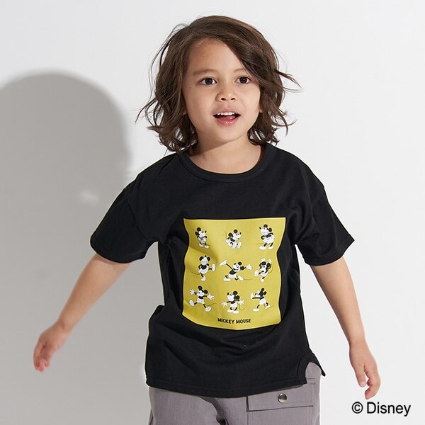 【DISNEY/ MICKEY 】ボックスプリントTシャツ