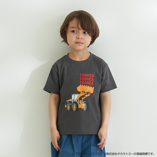 【トミカ】ホイールローダプリントTシャツ