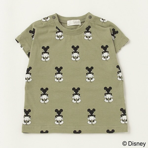 【DISNEY】MICKEYMOUSE/総柄ドルマンTシャツ（baby)