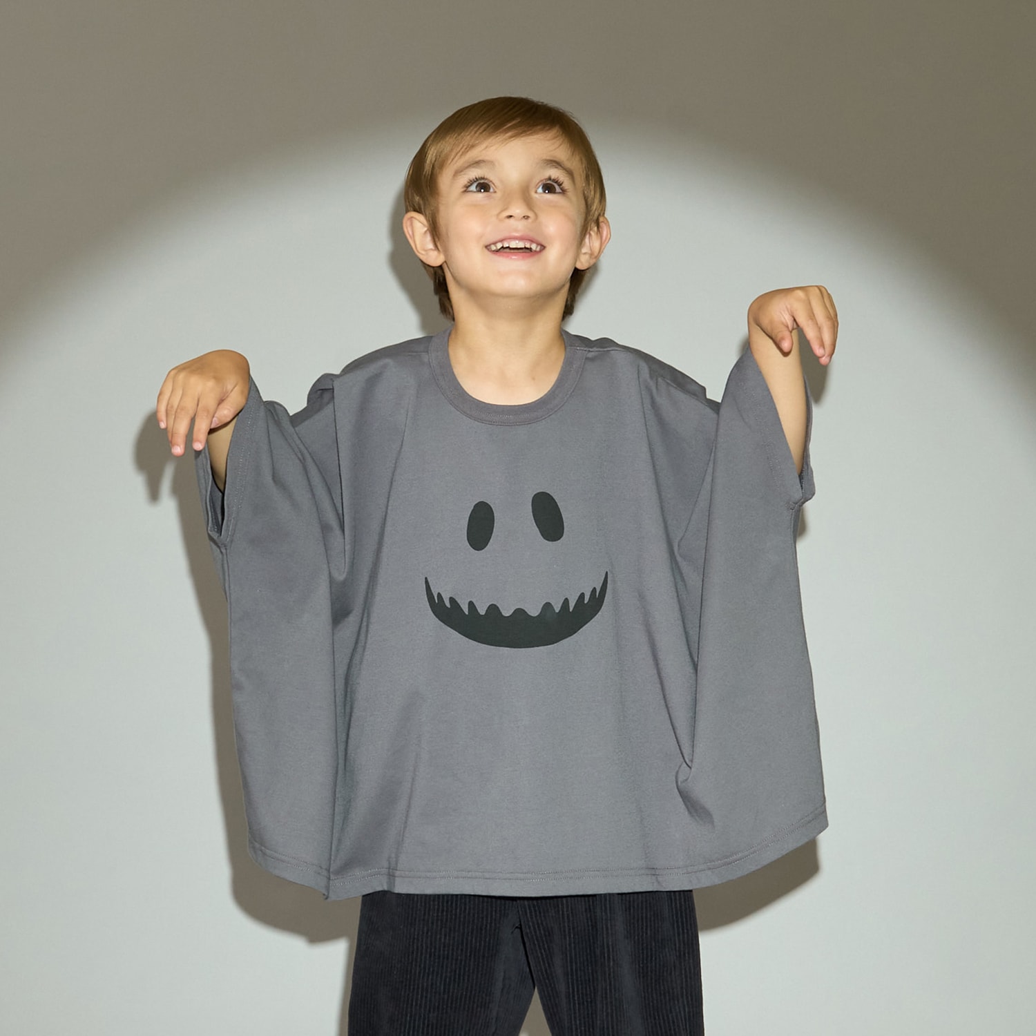 【予約商品】【ハロウィン】【カイテキ天竺】変形オバケTシャツ