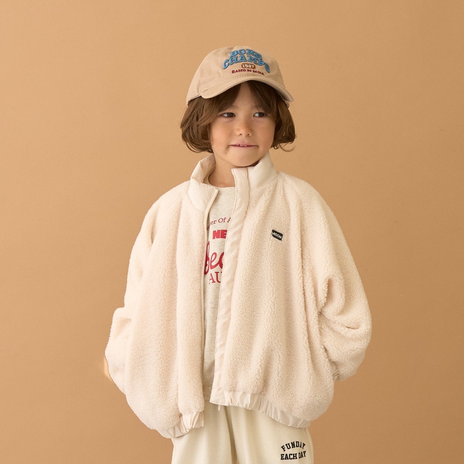 ボリュームシルエットボアジャケット