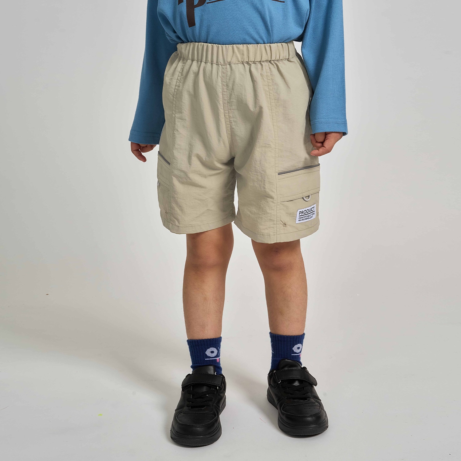 【スクール対応】【撥水・防汚・耐久・UV】４分丈パンツ(反射シート付き)