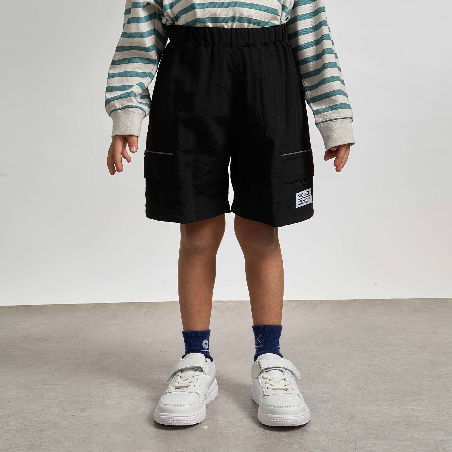 【スクール対応】【撥水・防汚・耐久・UV】４分丈パンツ(反射シート付き)