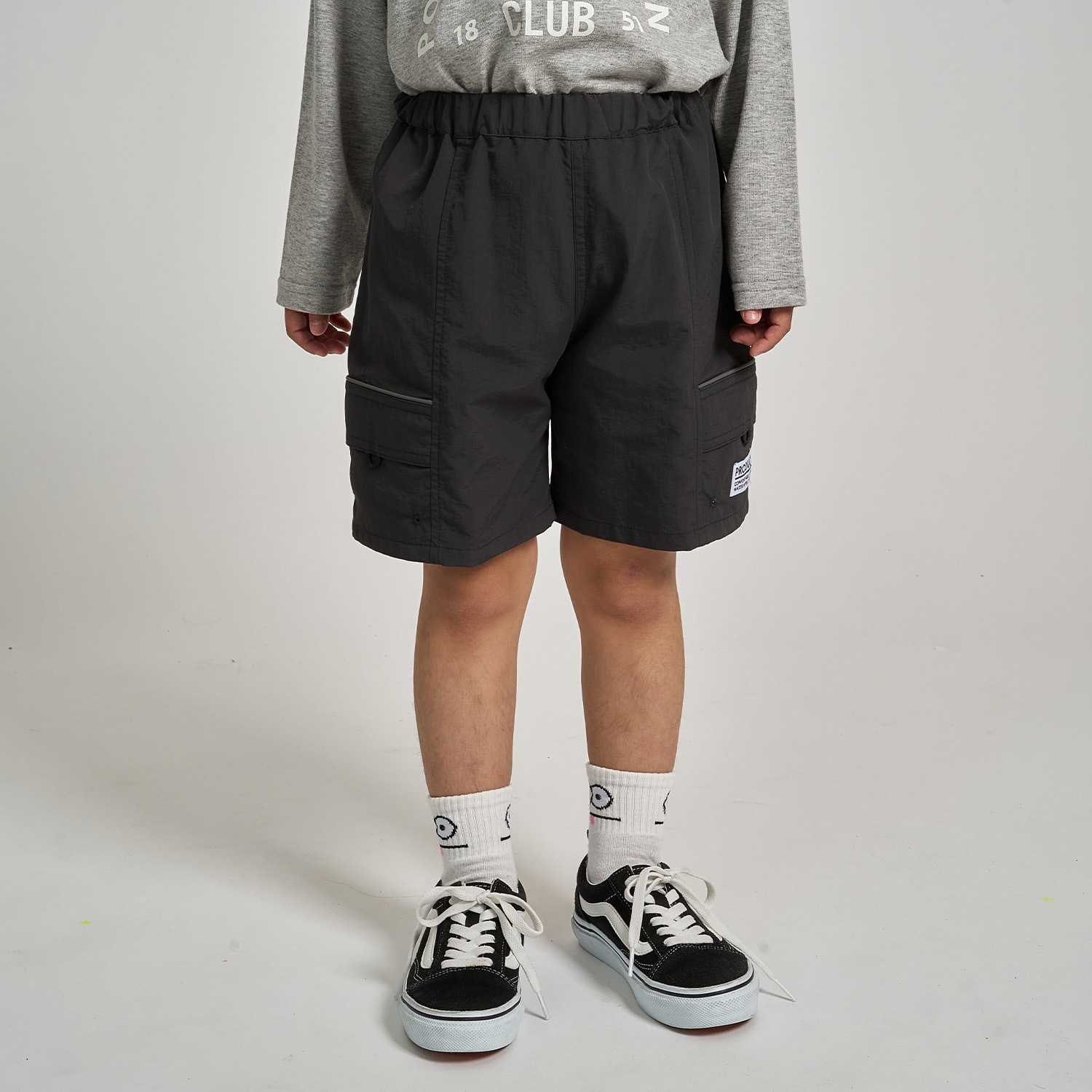 【スクール対応】【撥水・防汚・耐久・UV】４分丈パンツ(反射シート付き)