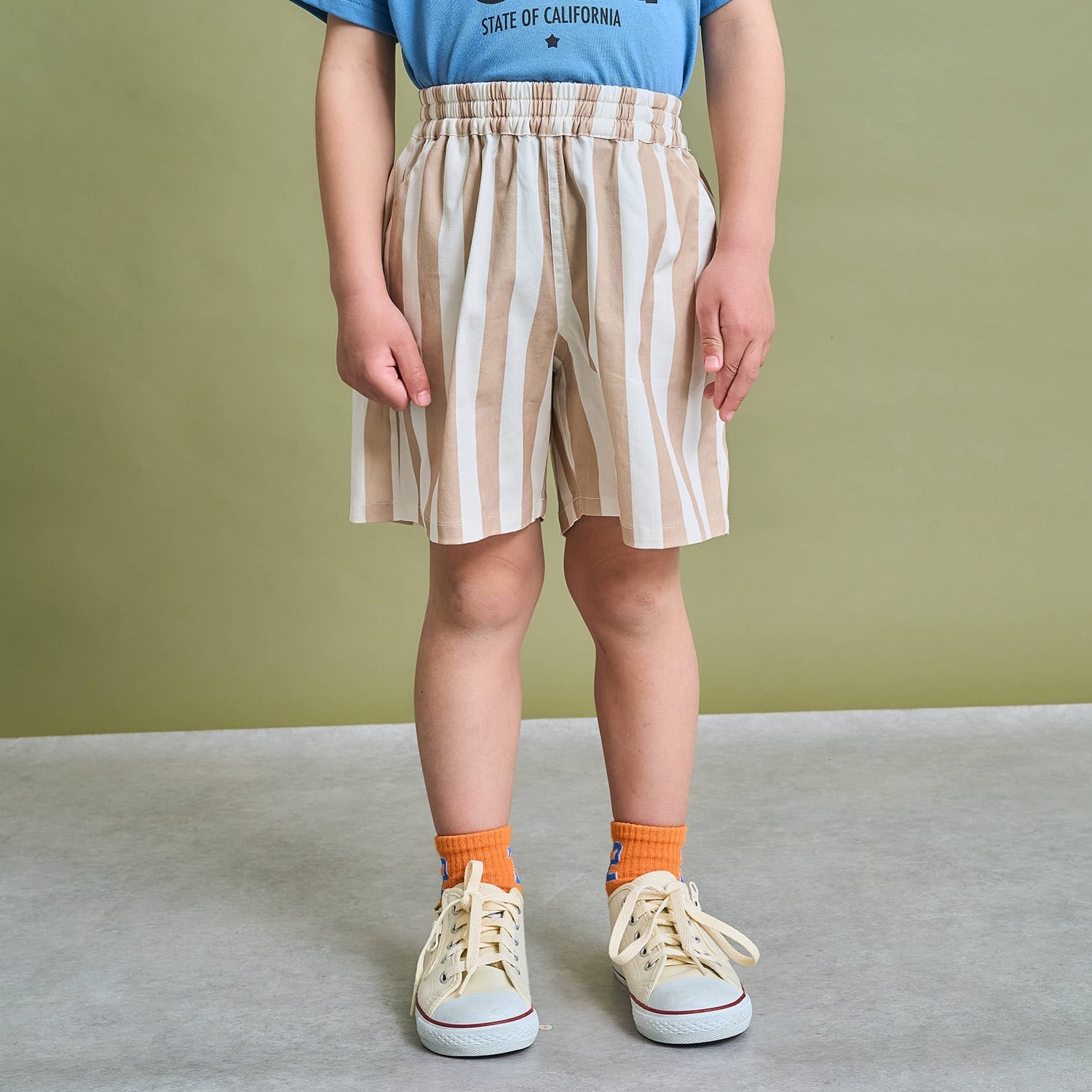 【ストレッチで動きやすい】アソート総柄4分丈パンツ