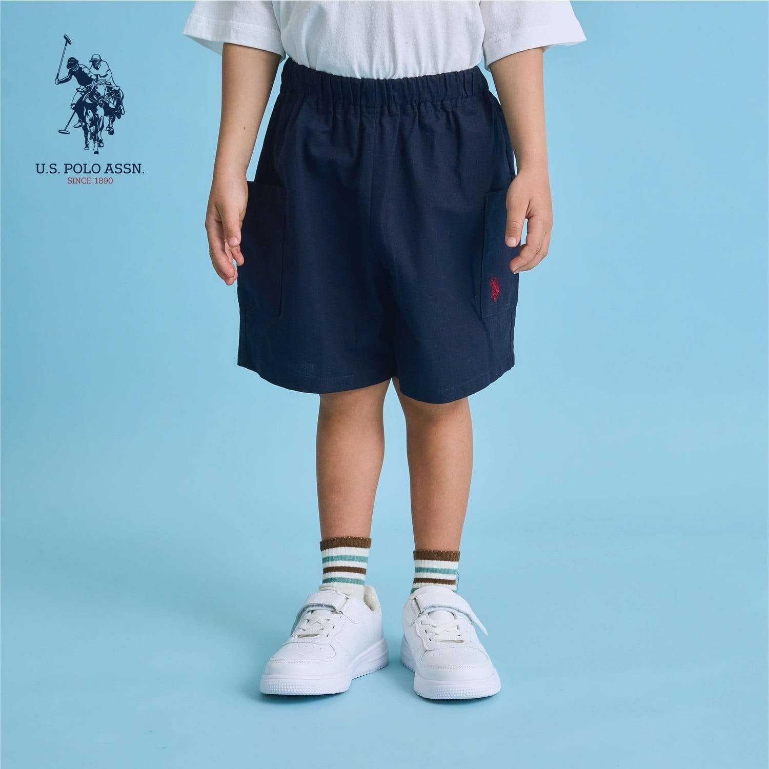 【U.S. POLO ASSN.】【セットアップ可】４分丈パンツ