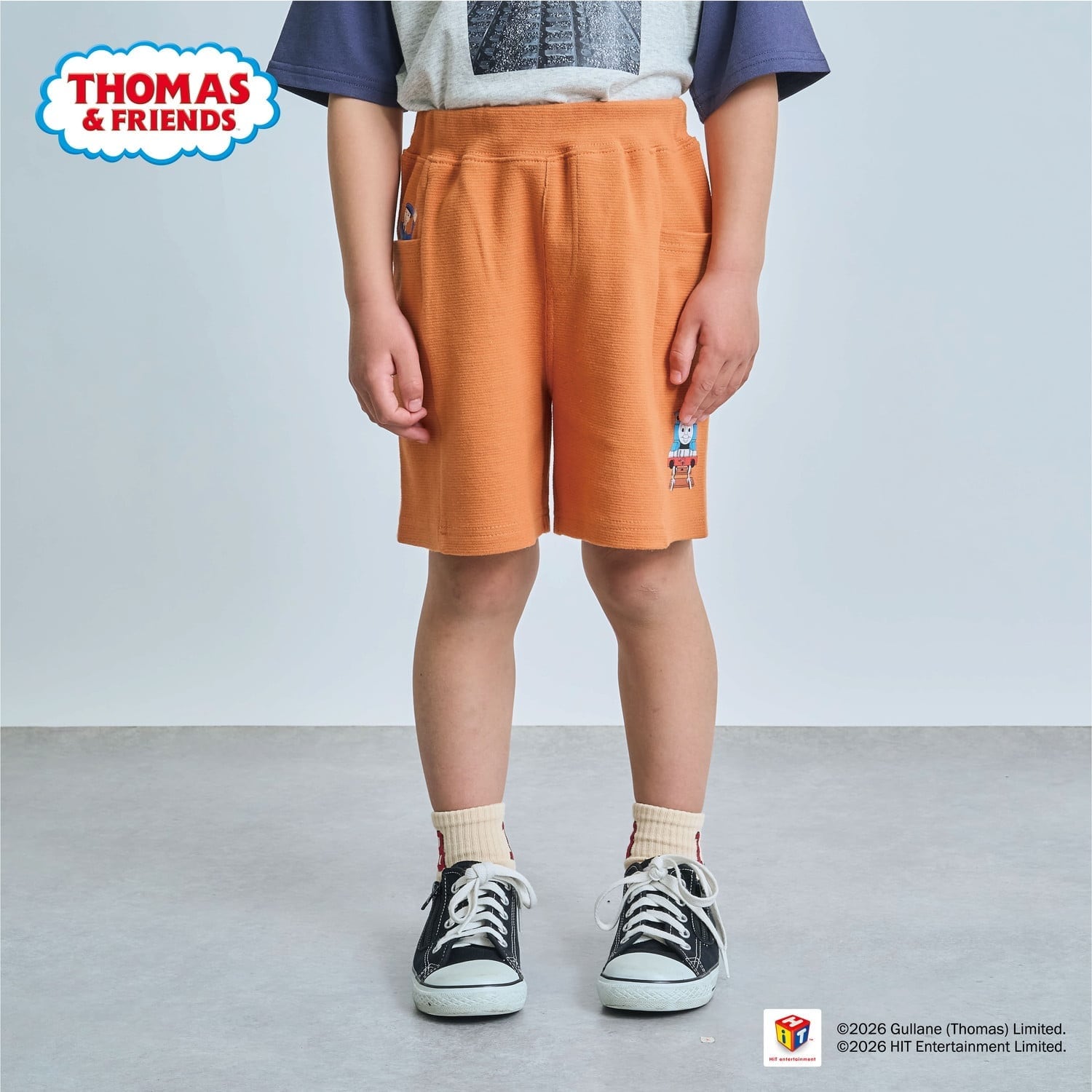 【3月13日発売予定】【きかんしゃトーマス】トーマスワンポイントハーフパンツ