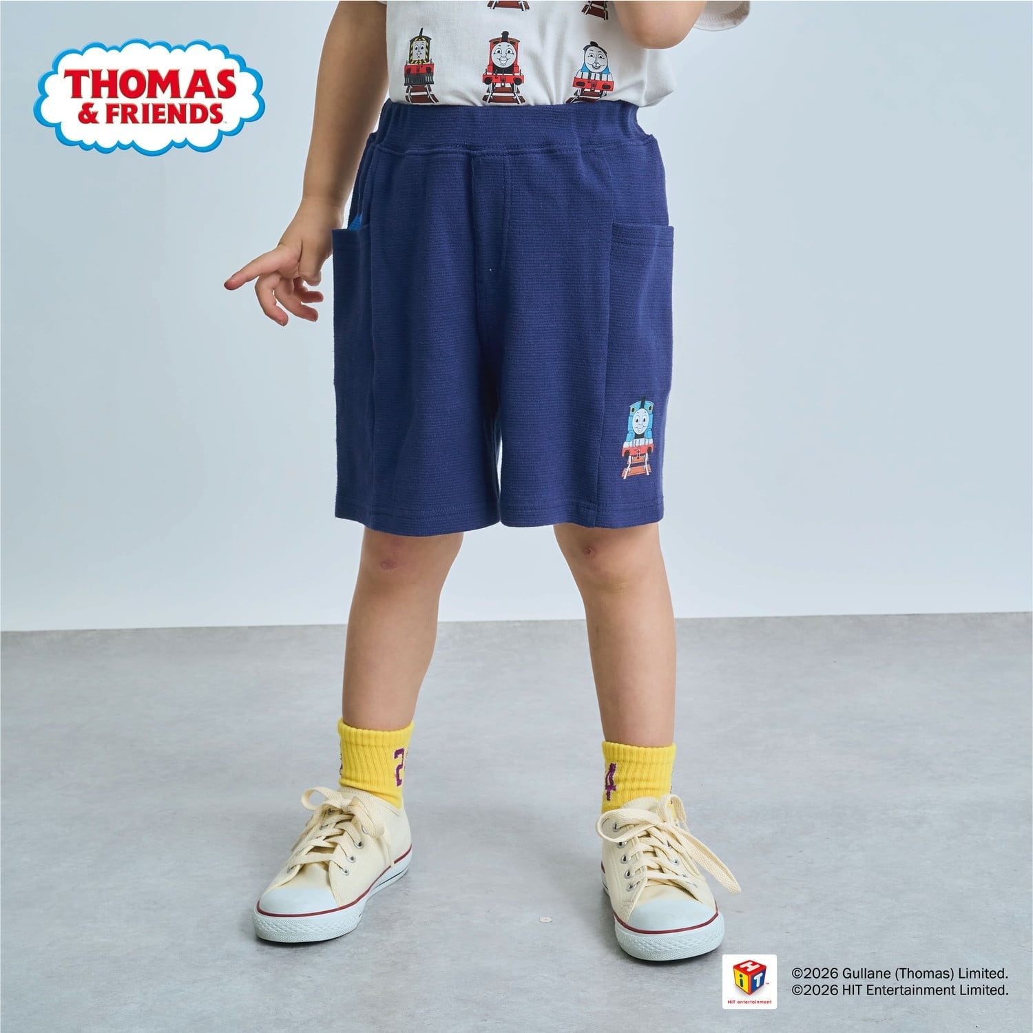 【3月13日発売予定】【きかんしゃトーマス】トーマスワンポイントハーフパンツ