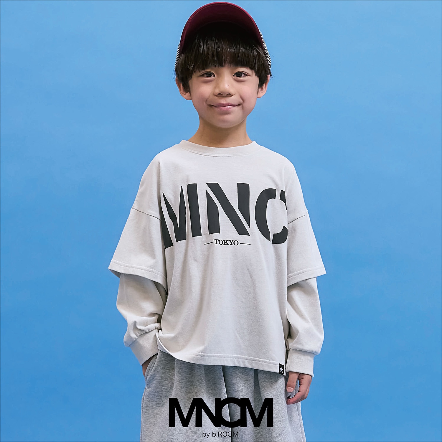 【防汚・速乾・型崩れしない】フェイクレイヤードTシャツ【MNCM】
