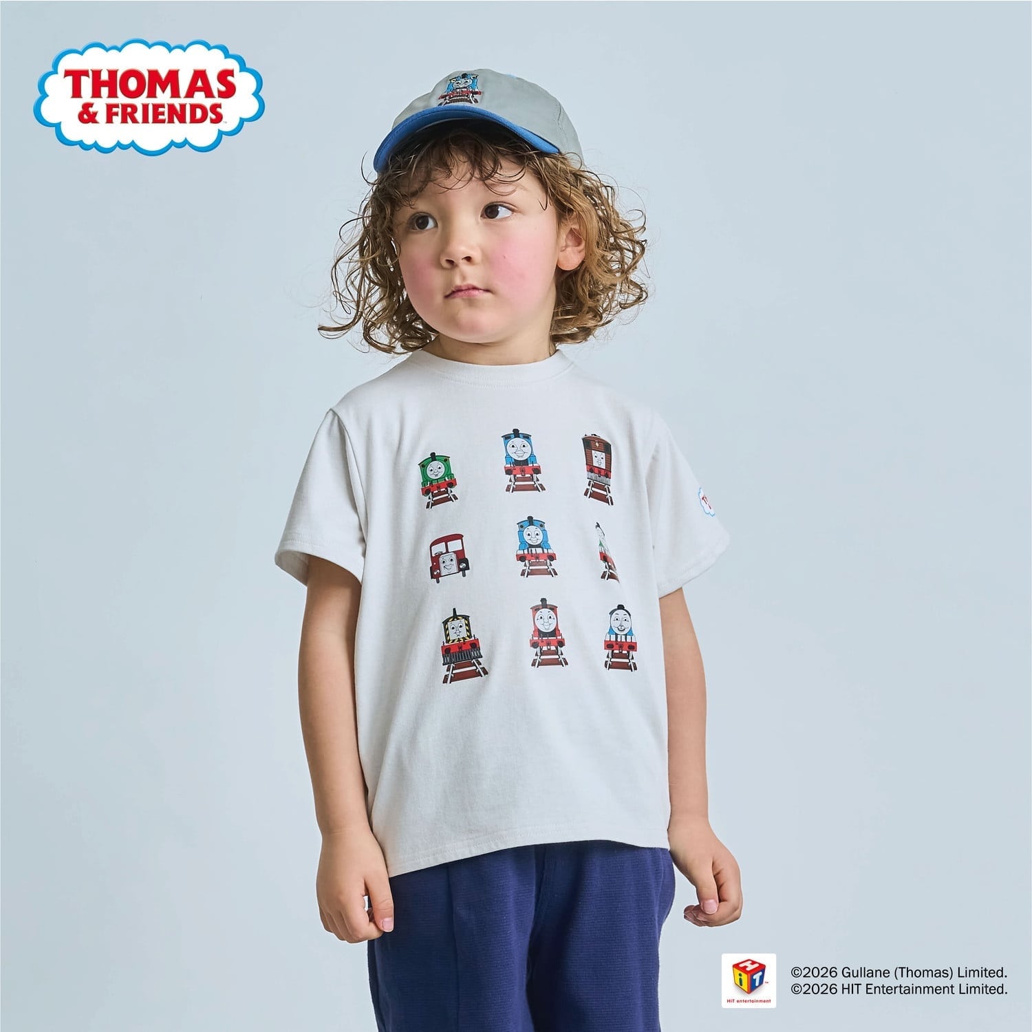 【3月13日発売予定】【きかんしゃトーマス】トーマスアンドフレンズ集合半袖Tシャツ