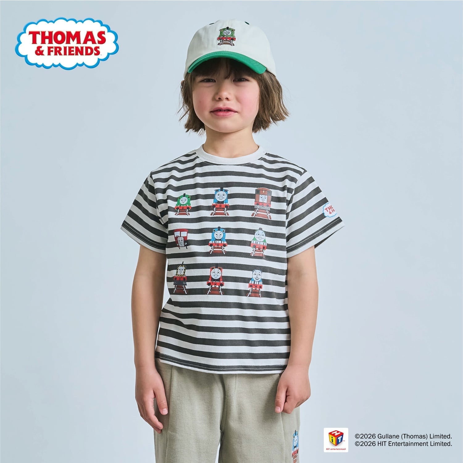 【3月13日発売予定】【きかんしゃトーマス】トーマスアンドフレンズ集合半袖Tシャツ