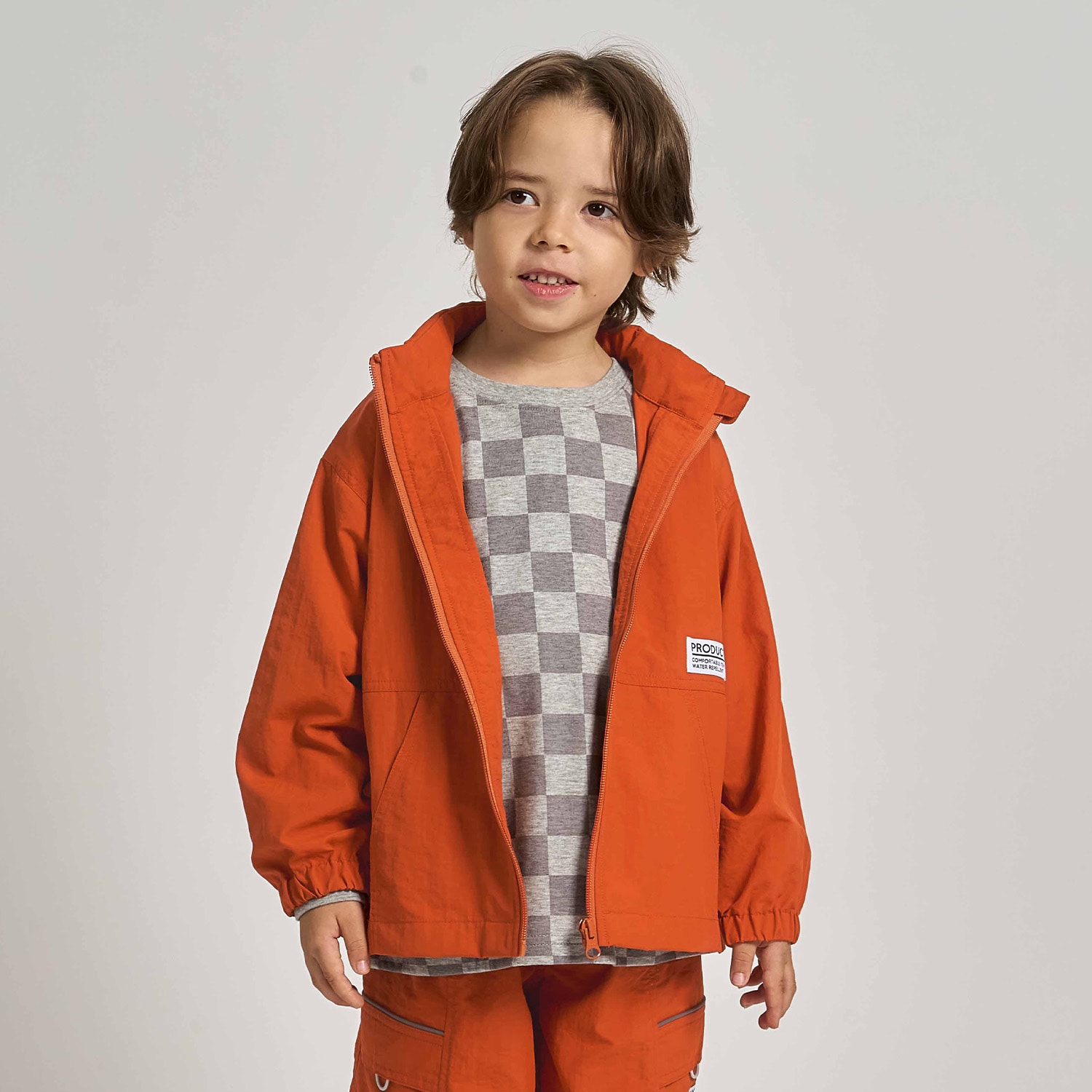 【スクール対応】【撥水・防汚・耐久・UV】収納袋付マウンテンパーカー(反射シート付き)