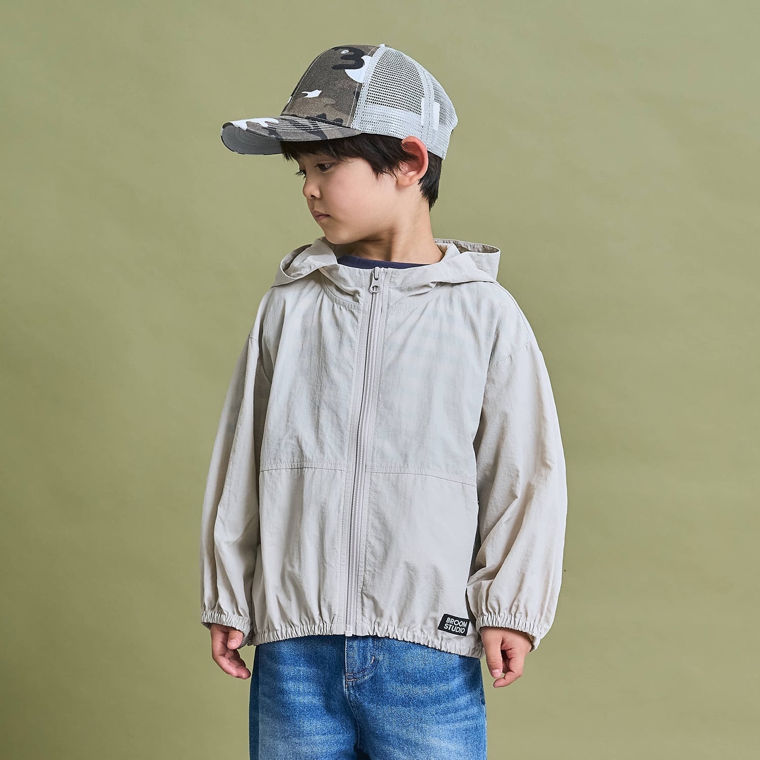 【ポケッタブル】【UV加工】シアーウインドブレーカー