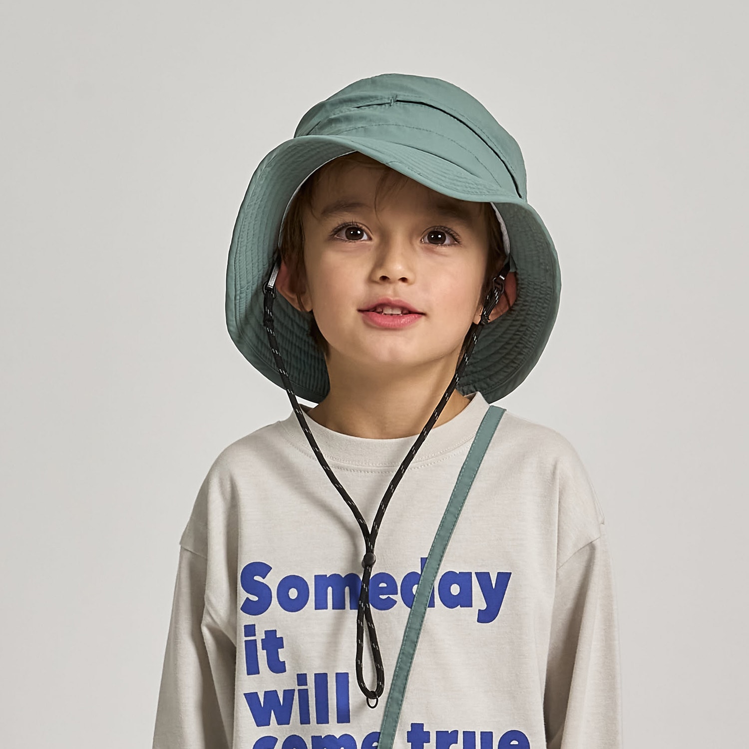 【スクール対応】【撥水・防汚・耐久・UV】小さく収納できるハット（反射シート付き)