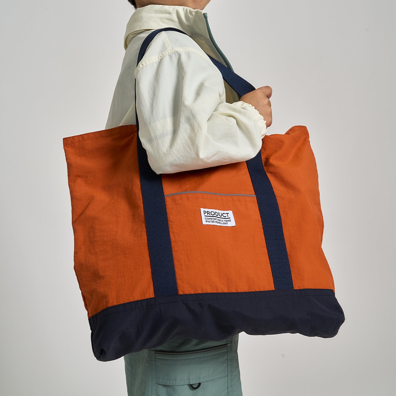 【予約/1月中旬～1月下旬入荷予定】【スクール対応】【撥水・防汚・耐久・UV】レッスンバッグ(反射シート付き)