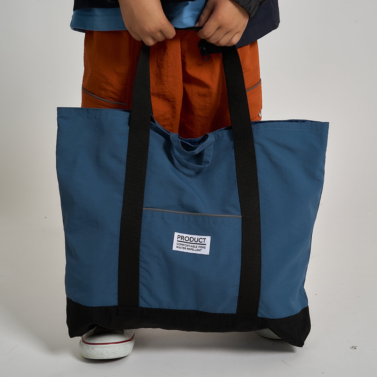 【予約/1月中旬～1月下旬入荷予定】【スクール対応】【撥水・防汚・耐久・UV】レッスンバッグ(反射シート付き)