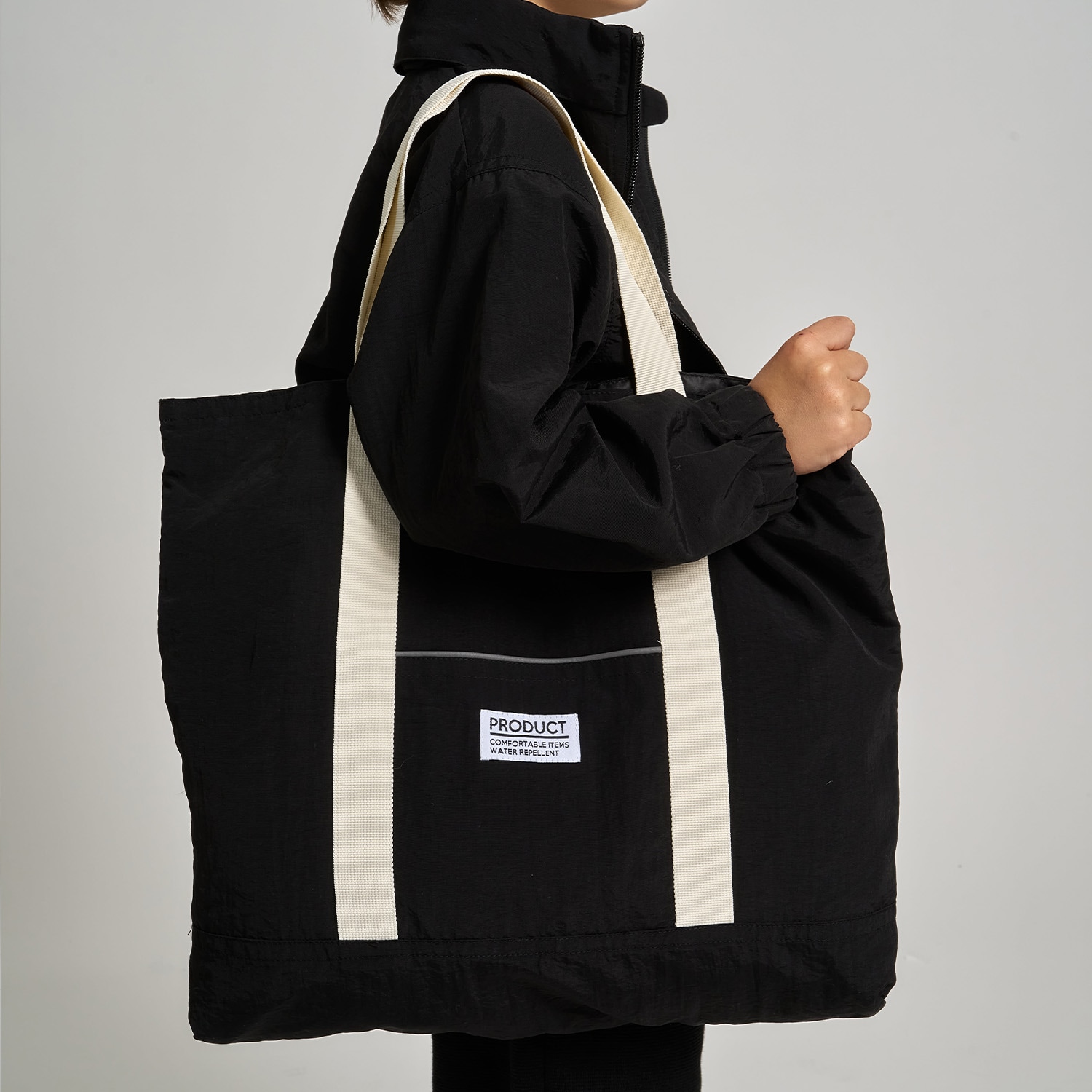 【予約/1月中旬～1月下旬入荷予定】【スクール対応】【撥水・防汚・耐久・UV】レッスンバッグ(反射シート付き)