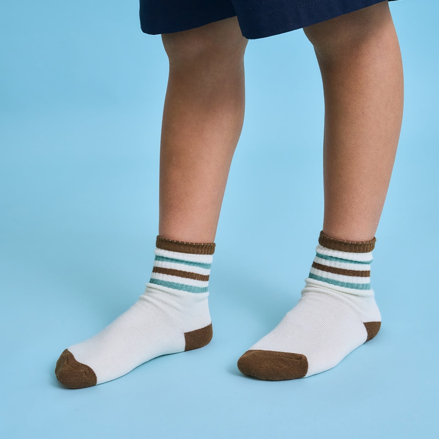 ラインアソートクルーソックス