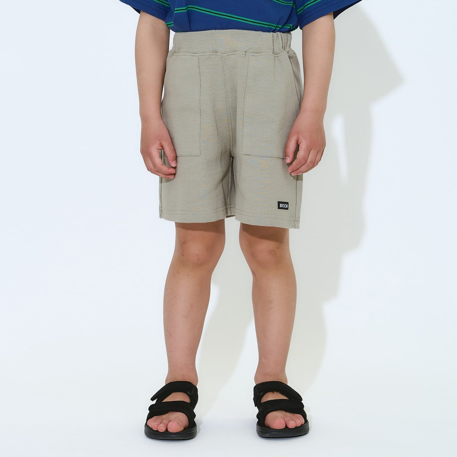 【ともパン】【防汚・UV・接触冷感】ベイカーポケット４分丈パンツ