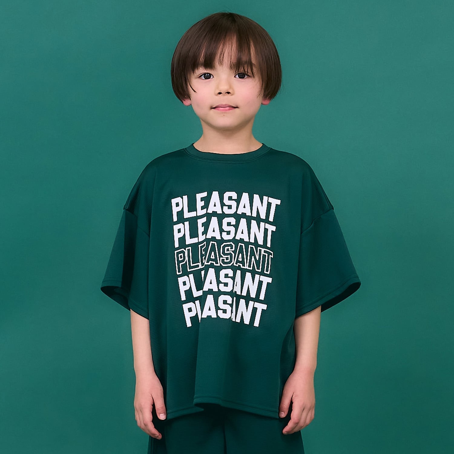 【セットアップ可】どちらが前でもOK！メッシュビッグサイズTシャツ【MNCM】