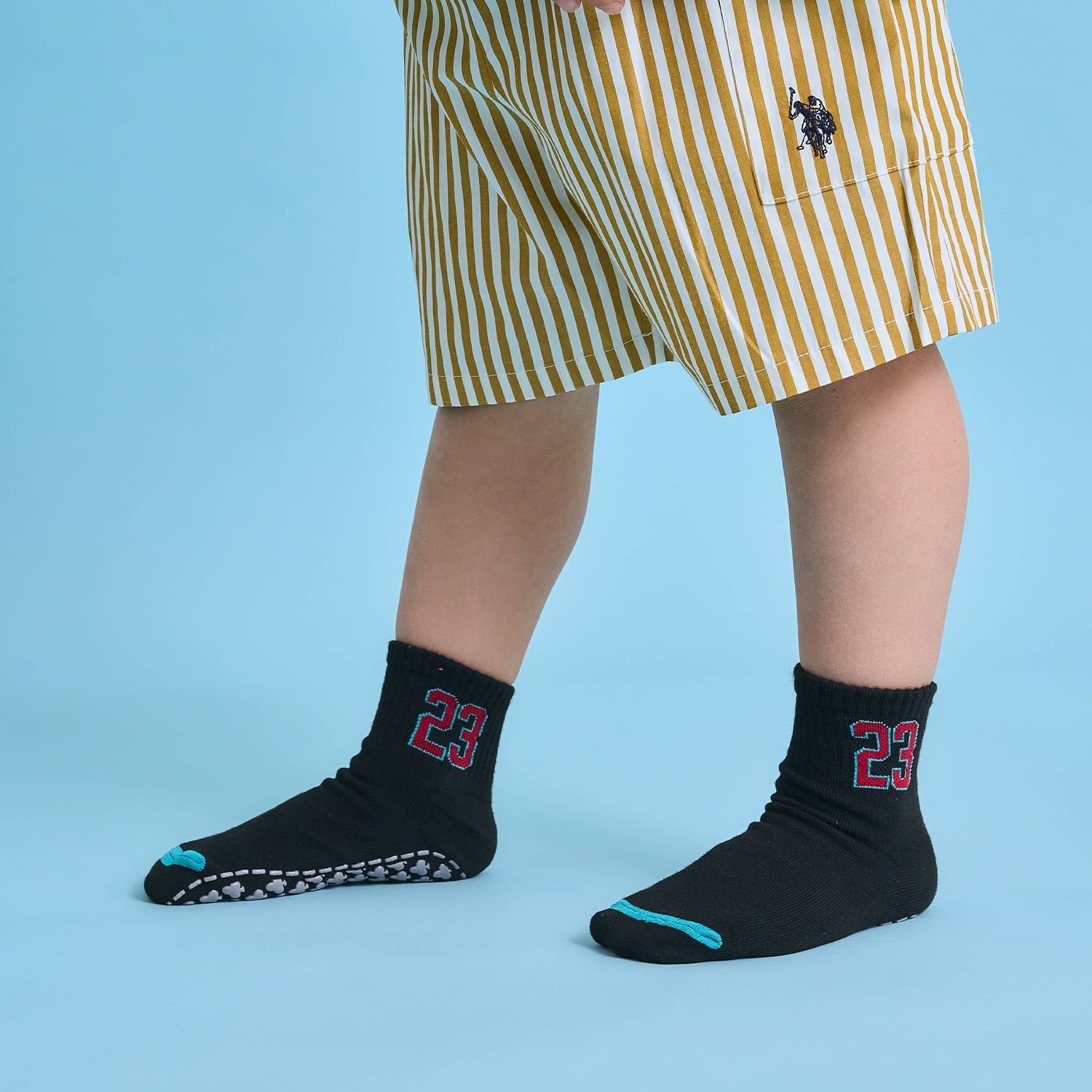 ナンバーソックス(滑り止め付き)