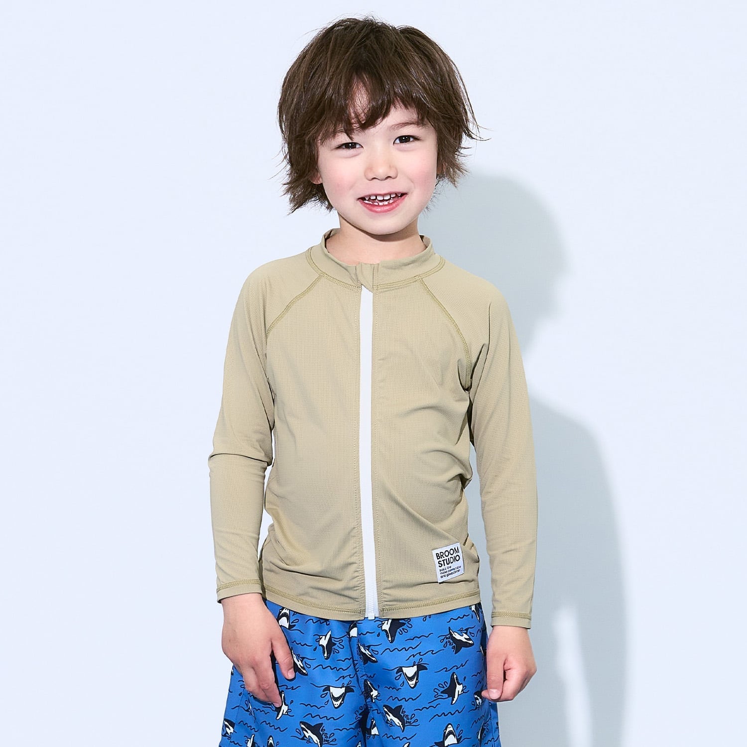 【予約/4月下旬~5月上旬入荷予定】【SWIM】フルジップメッシュラッシュガード