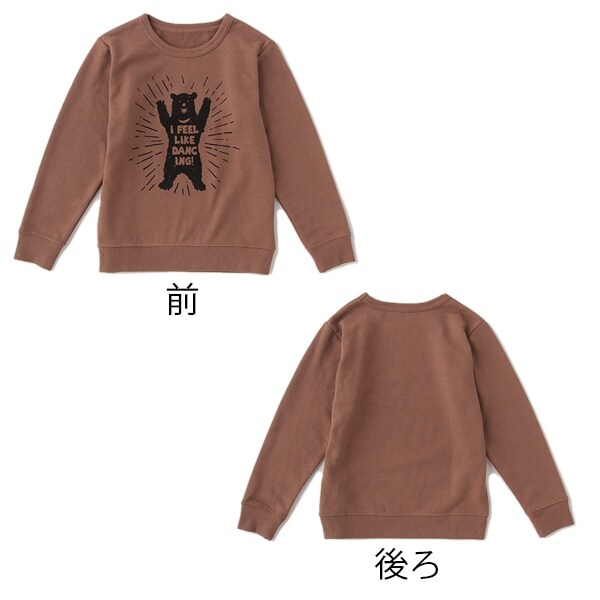 裏毛 グラフィックトレーナー